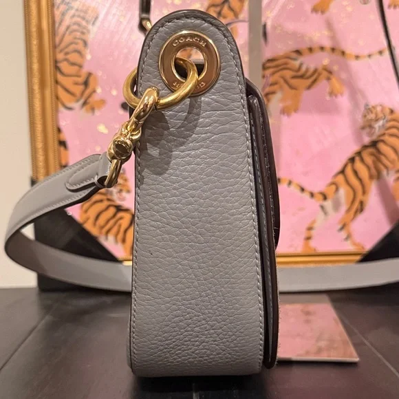 Coach Cleo 17 leather/suede Crossbody Bag